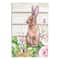 Stupell Industries Spring Flower Garden Country Rabbit Wall Plaque Art